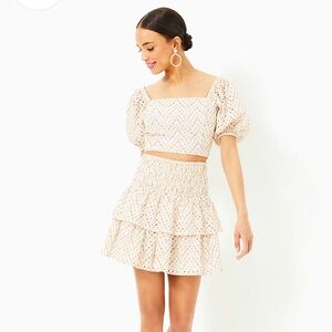 {Lilly Pulitzer} Brand New Yara Eyelet Set